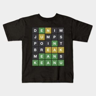 Wordle Reeves Kids T-Shirt